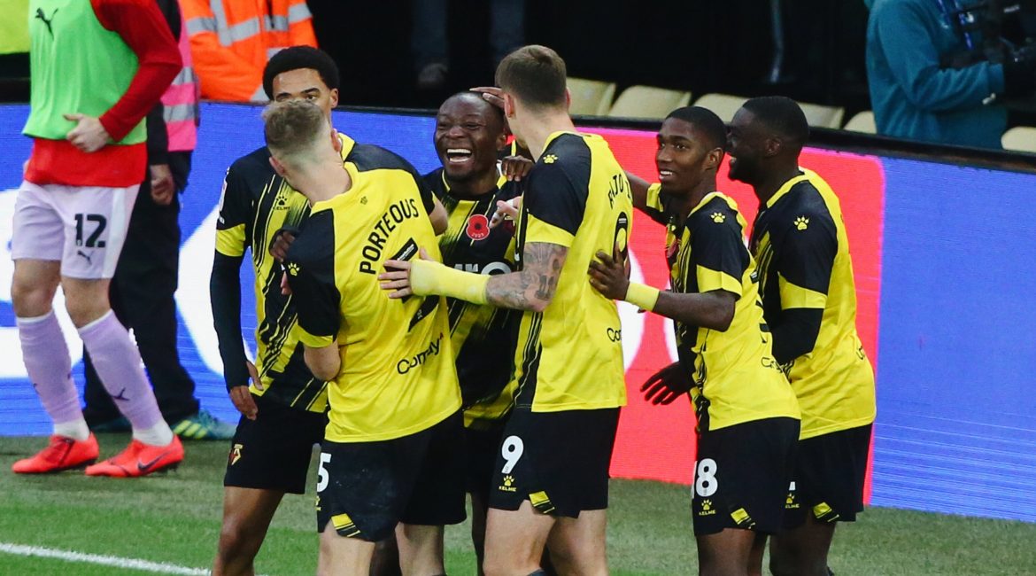 Angleterre Championship Edo Kayembe buteur avec Watford
